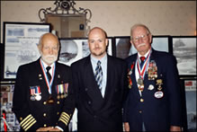 MN Veteran, Capt (Ret'd) John (Jack) Smith, Executive Director, Stphane Ouellette, & CSM Bill Ryan